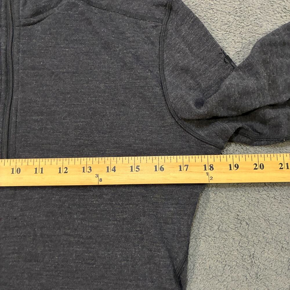 Smartwool Dark Gray Merino Wool Blend Quarter Zip Baselayer Women's Size Small - Picture 4 of 8